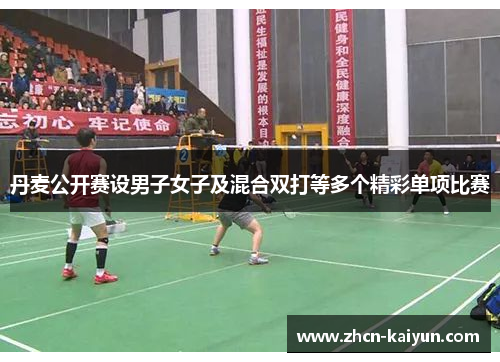 丹麦公开赛设男子女子及混合双打等多个精彩单项比赛