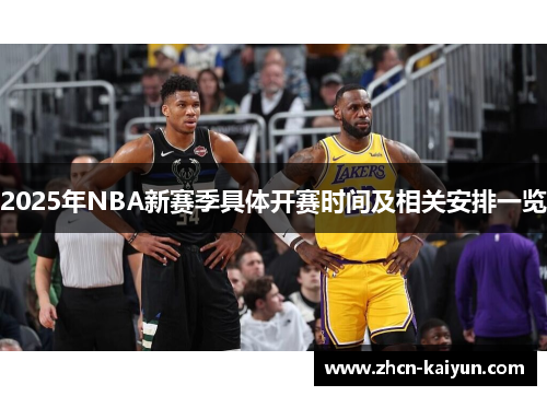 2025年NBA新赛季具体开赛时间及相关安排一览